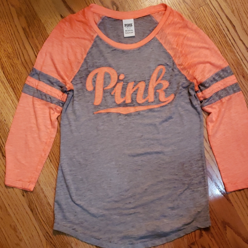 PINK Distressed Shirt